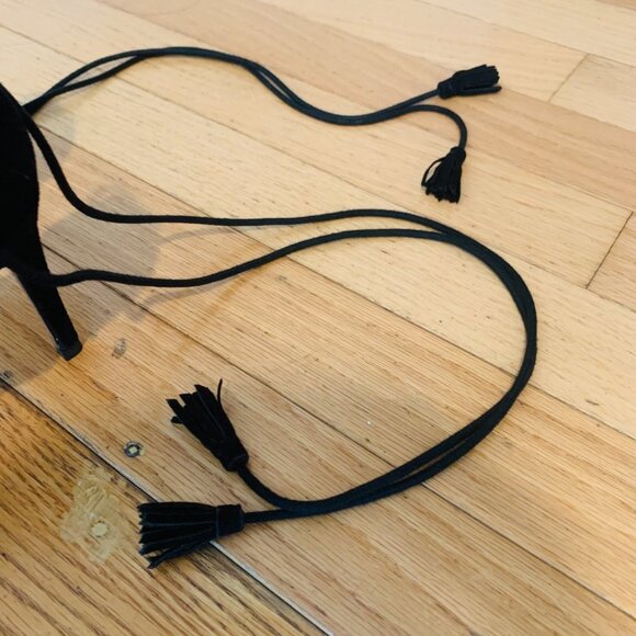 Women's Sandals Heels Designer Banana Republic Shoes Ankle Strap Sandals Size 9 - Picture 7 of 14